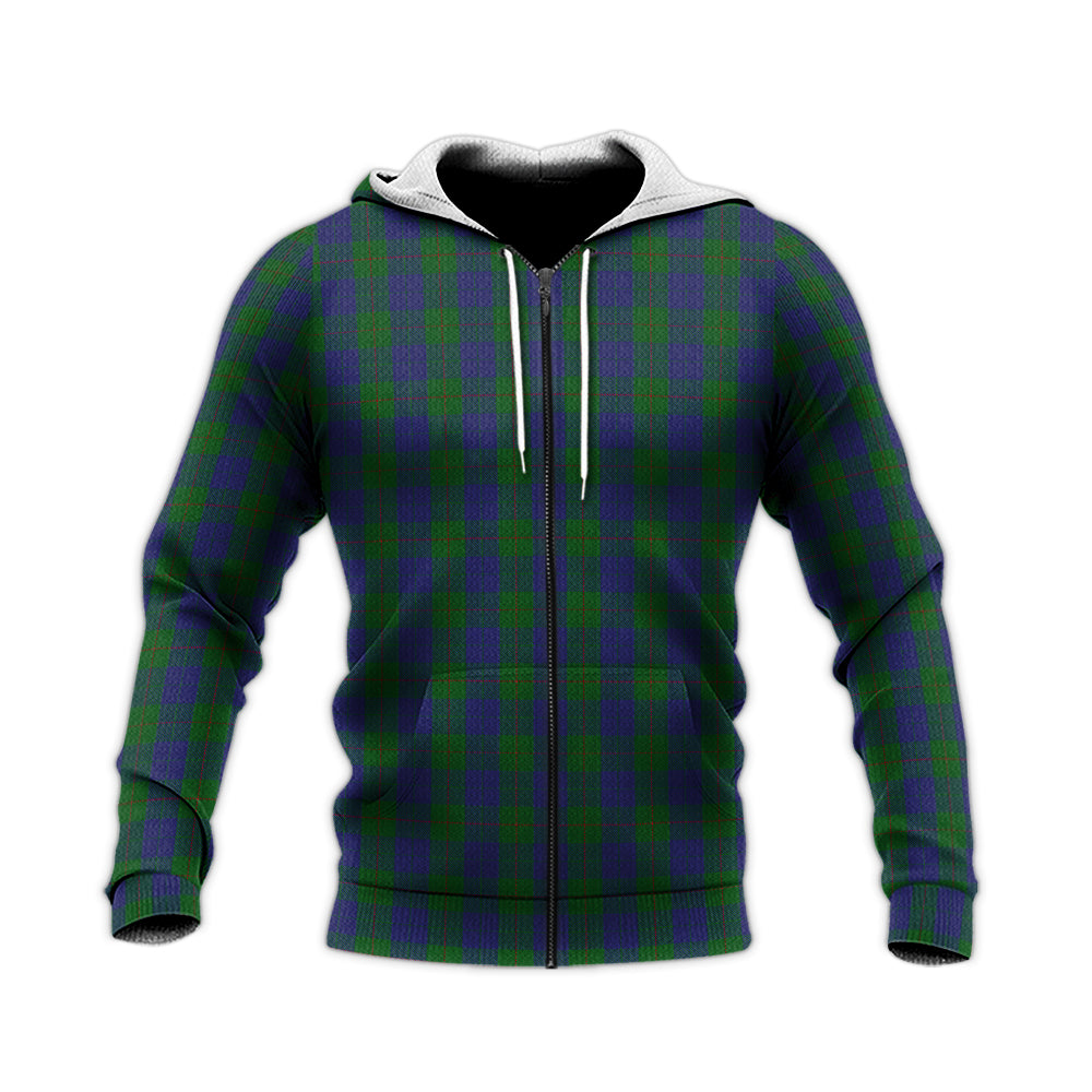 Barclay Tartan Knitted Hoodie Unisex Knitted Zip Hoodie - Tartanvibesclothing