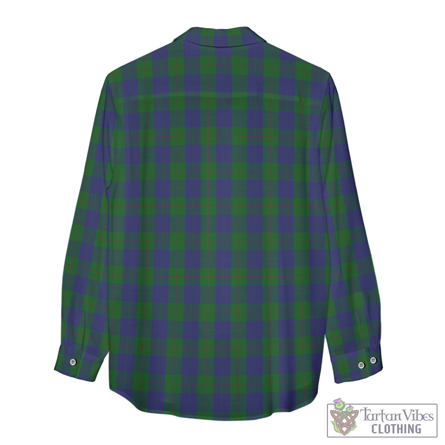 Tartan Vibes Clothing Barclay Tartan Womens Casual Shirt with Family Crest