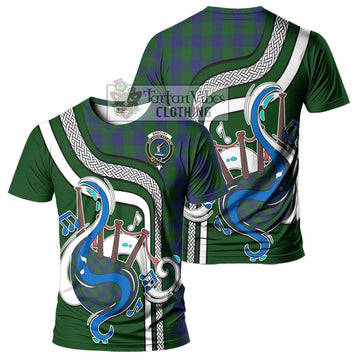 Barclay Tartan T-Shirt with Epic Bagpipe Style