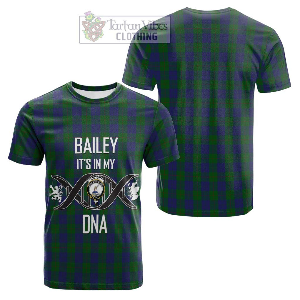 Tartan Vibes Clothing Barclay Tartan Cotton T-shirt with Family Crest DNA In Me Style