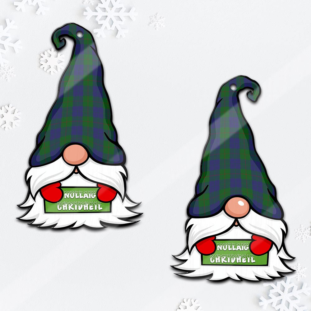 Barclay Gnome Christmas Ornament with His Tartan Christmas Hat - Tartan Vibes Clothing