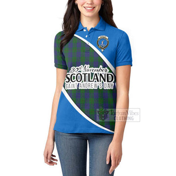 Barclay Family Crest Tartan Women's Polo Shirt Celebrate Saint Andrew's Day in Style