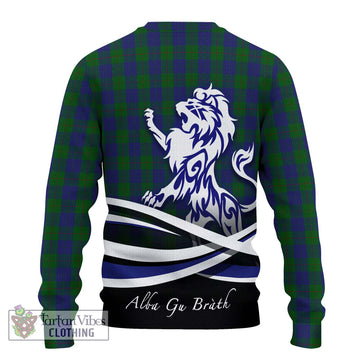 Barclay Tartan Ugly Sweater with Alba Gu Brath Regal Lion Emblem