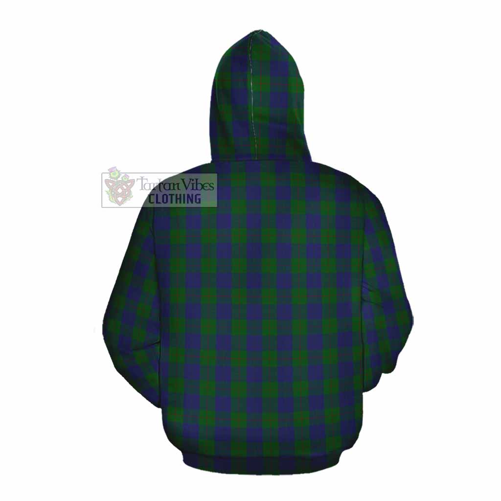 Tartan Vibes Clothing Barclay Tartan Cotton Hoodie with Family Crest DNA In Me Style