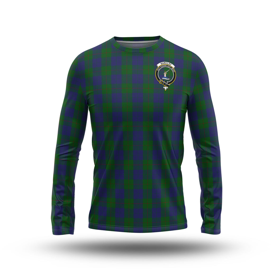 Barclay Tartan Long Sleeve T-Shirt with Family Crest - Tartanvibesclothing