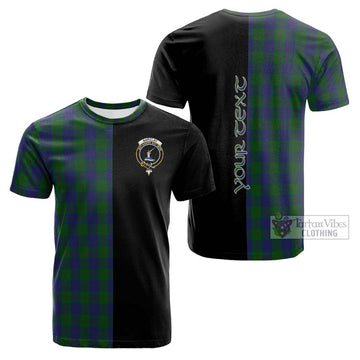 Barclay Tartan Cotton T-shirt with Family Crest and Half Of Me Style