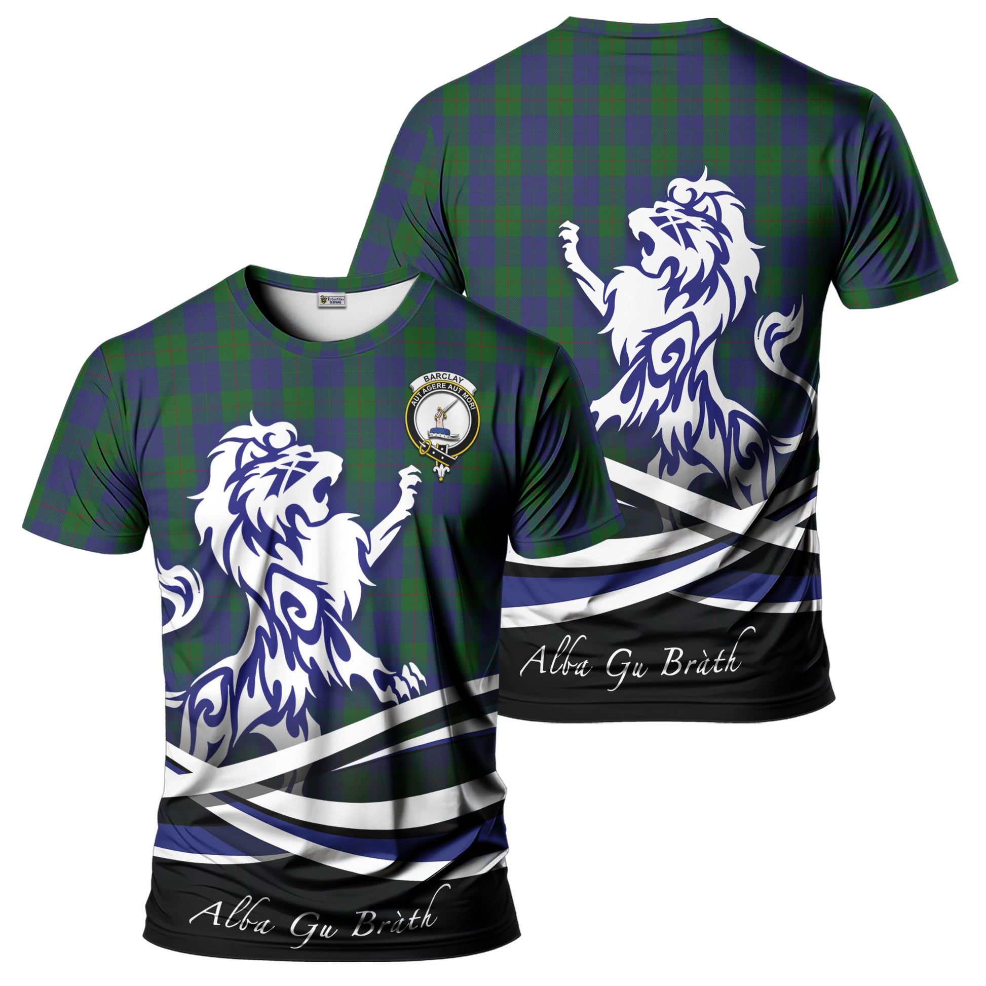 barclay-tartan-t-shirt-with-alba-gu-brath-regal-lion-emblem