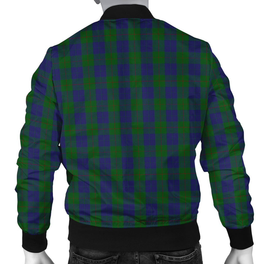 Barclay Tartan Bomber Jacket with Family Crest - Tartanvibesclothing