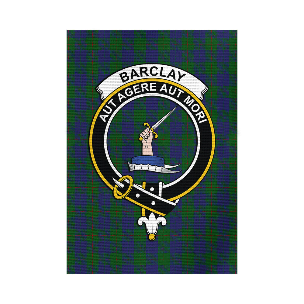 Barclay Tartan Flag with Family Crest - Tartan Vibes Clothing