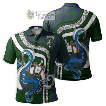 Barclay Tartan Polo Shirt with Epic Bagpipe Style