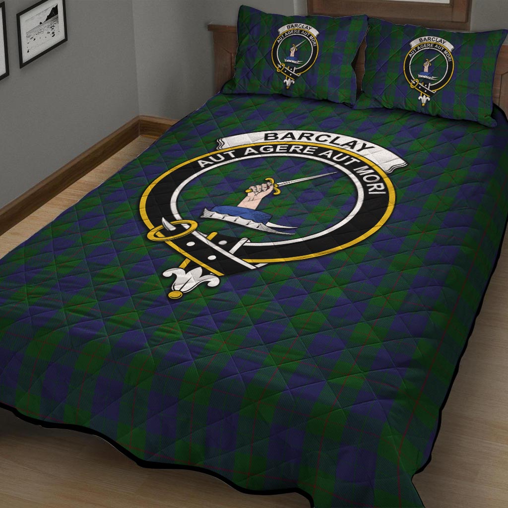 Barclay Tartan Quilt Bed Set with Family Crest - Tartan Vibes Clothing