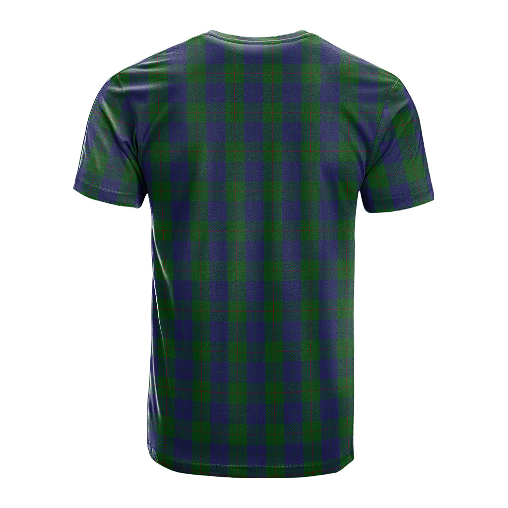 Barclay Tartan T-Shirt with Family Crest - Tartan Vibes Clothing