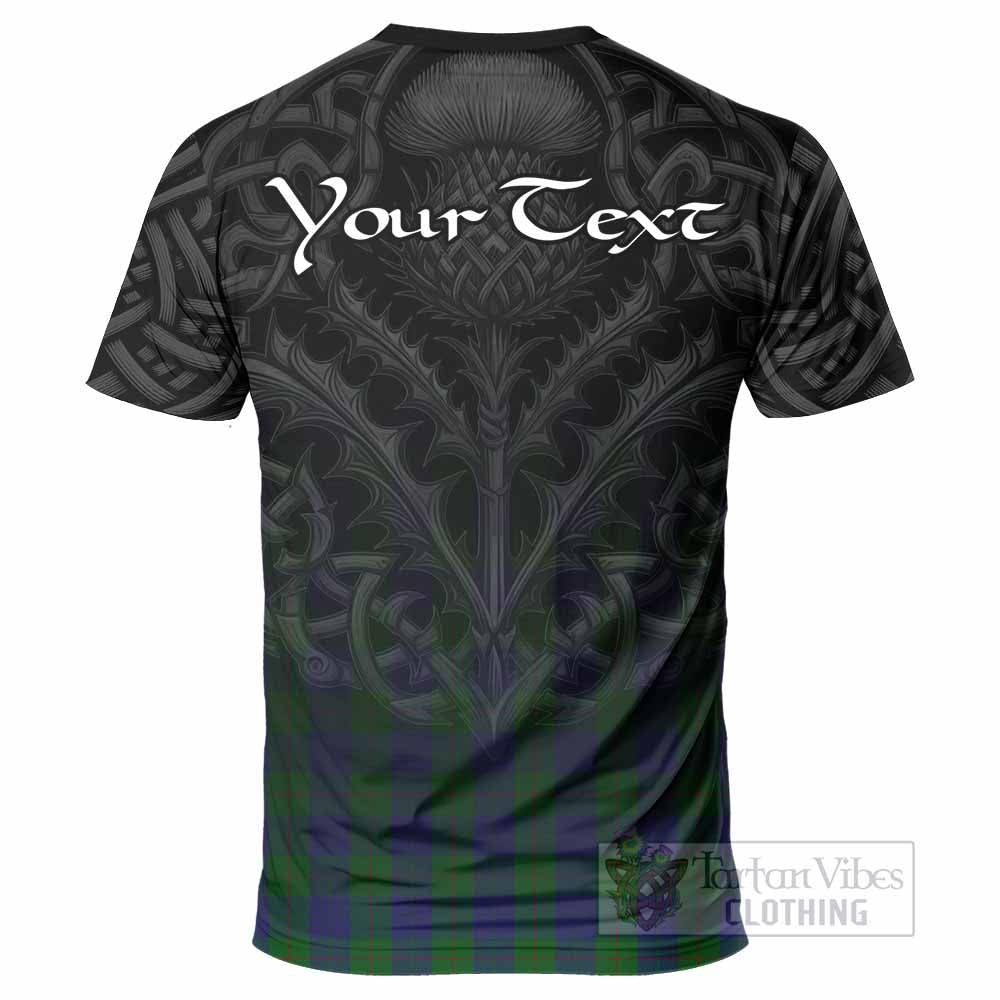 Tartan Vibes Clothing Barclay Tartan T-Shirt with Family Crest Celtic Thistle Vibes