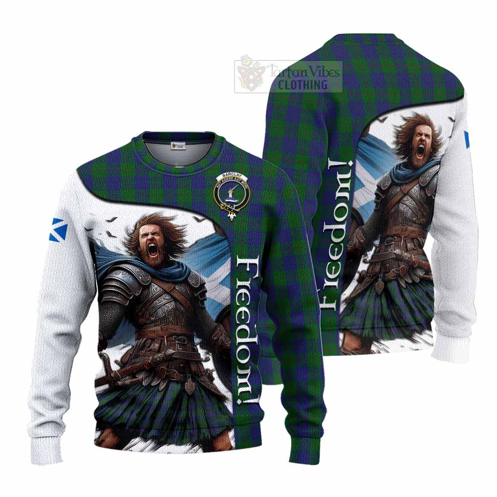 Tartan Vibes Clothing Barclay Crest Tartan Knitted Sweater Inspired by the Freedom of Scottish Warrior