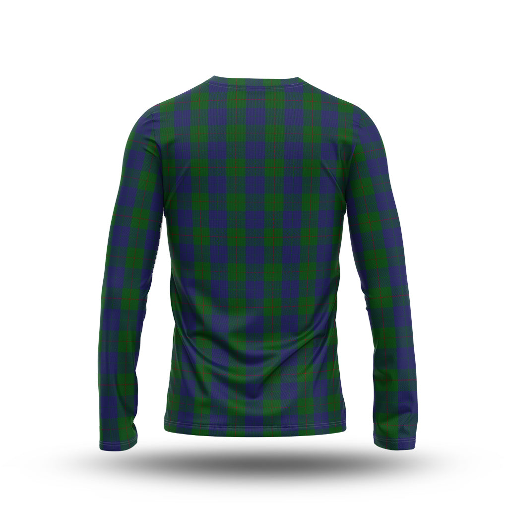 Barclay Tartan Long Sleeve T-Shirt with Family Crest - Tartanvibesclothing