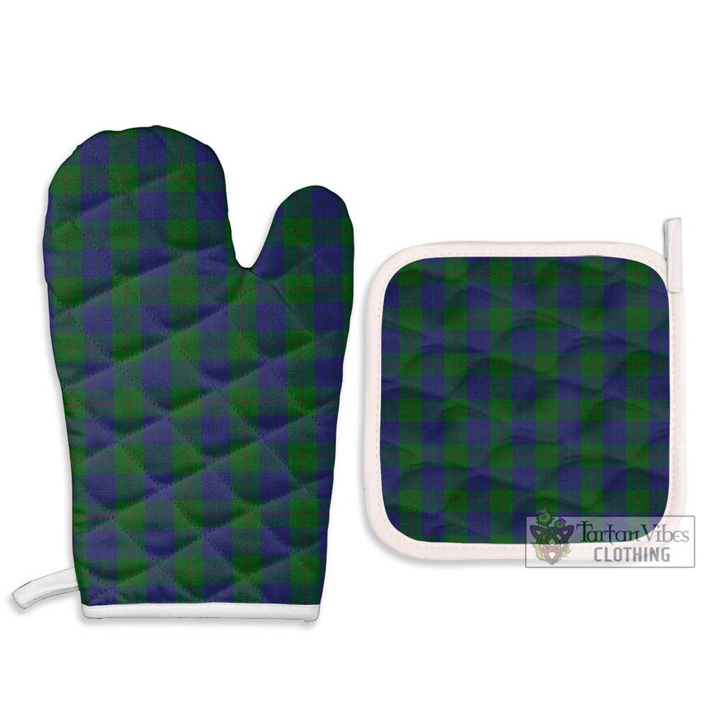 Barclay Tartan Combo Oven Mitt & Pot-Holder Combo 1 Oven Mitt & 2 Pot-Holder White - Tartan Vibes Clothing