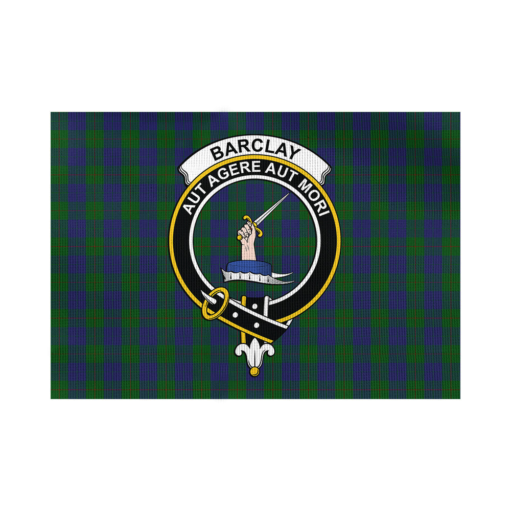 Barclay Tartan Flag with Family Crest - Tartan Vibes Clothing