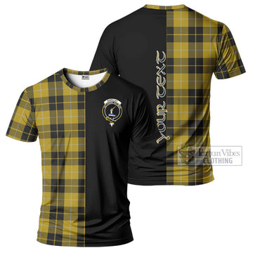 Barclay Dress Tartan T-Shirt with Family Crest and Half Of Me Style