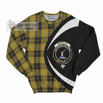 Barclay Dress Tartan Sweatshirt with Family Crest Circle Style