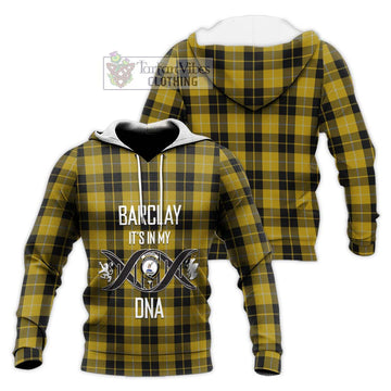 Barclay Dress Tartan Knitted Hoodie with Family Crest DNA In Me Style