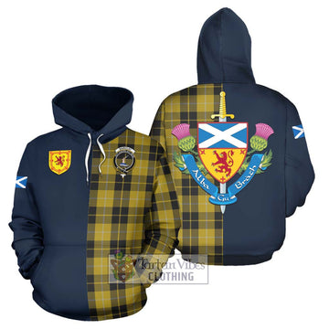 Barclay Dress Tartan Hoodie Alba with Scottish Lion Royal Arm Half Style