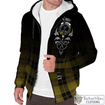 Barclay Dress Tartan Sherpa Hoodie Featuring Alba Gu Brath Family Crest Celtic Inspired