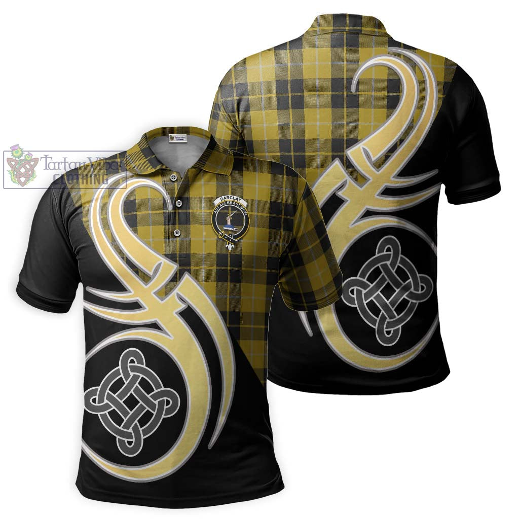 Barclay Dress Tartan Polo Shirt with Family Crest and Celtic Symbol Style Kid - Tartan Vibes Clothing