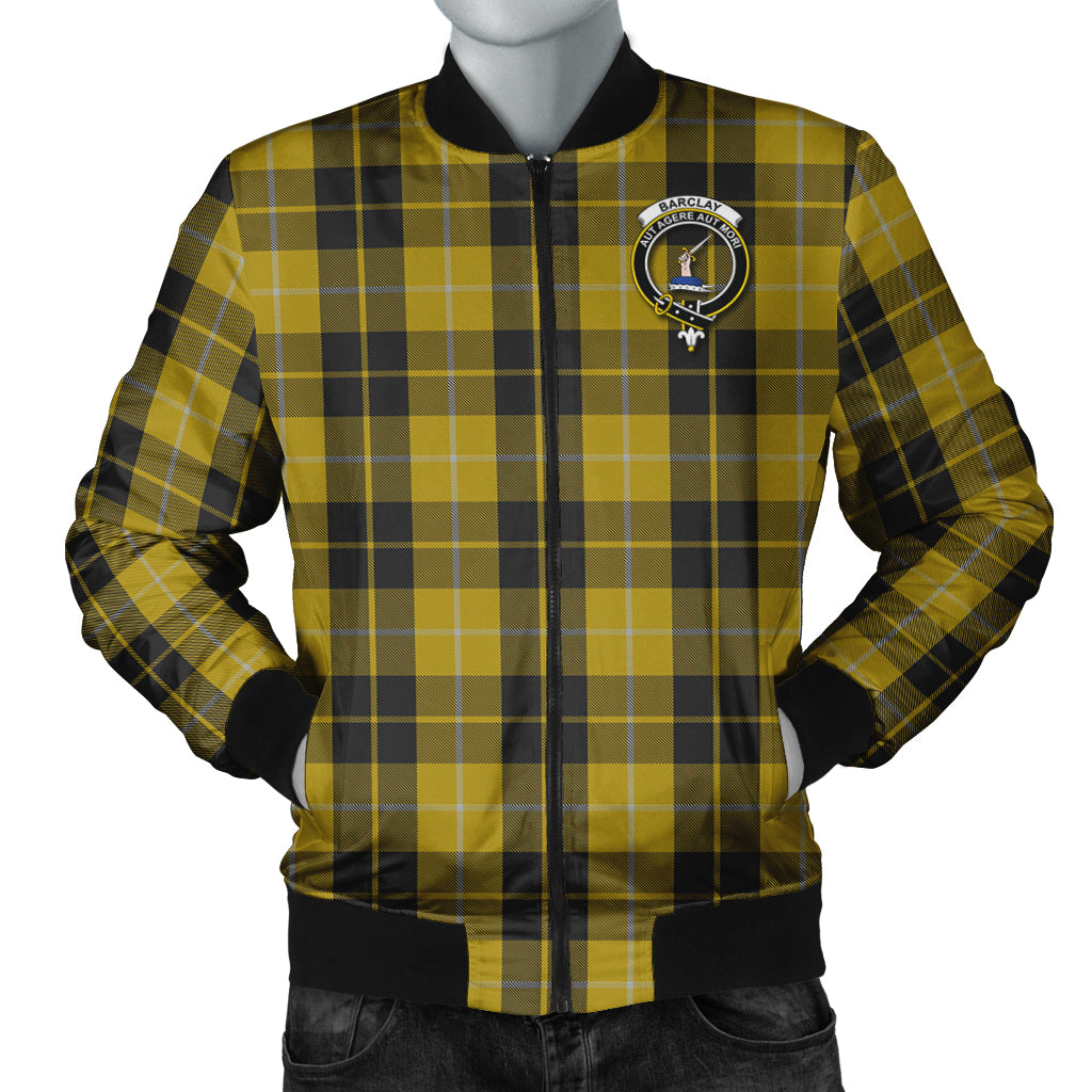 Barclay Dress Tartan Bomber Jacket with Family Crest Unisex - Tartanvibesclothing