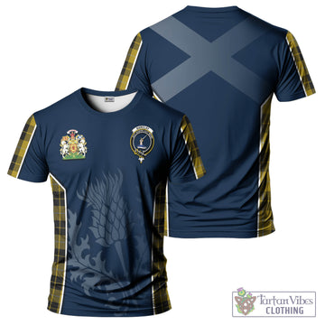 Barclay Dress Tartan T-Shirt with Family Crest and Scottish Thistle Vibes Sport Style