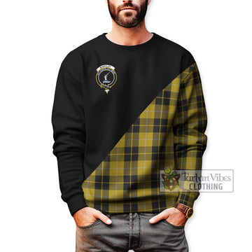 Barclay Dress Tartan Sweatshirt with Family Crest and Military Logo Style