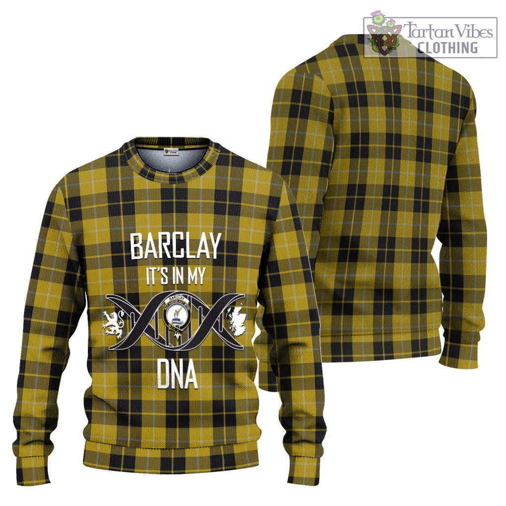 Barclay Dress Tartan Knitted Sweater with Family Crest DNA In Me Style Unisex - Tartanvibesclothing Shop