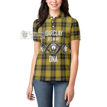 Barclay Dress Tartan Women's Polo Shirt with Family Crest DNA In Me Style