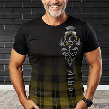 Barclay Dress Tartan T-Shirt Featuring Alba Gu Brath Family Crest Celtic Inspired