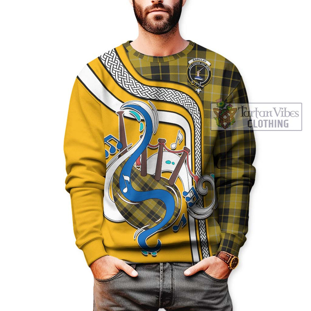 Barclay Dress Tartan Sweatshirt with Epic Bagpipe Style Unisex - Tartanvibesclothing Shop