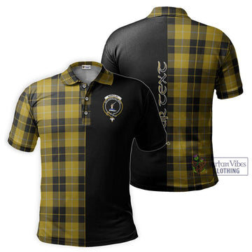 Barclay Dress Tartan Polo Shirt with Family Crest and Half Of Me Style