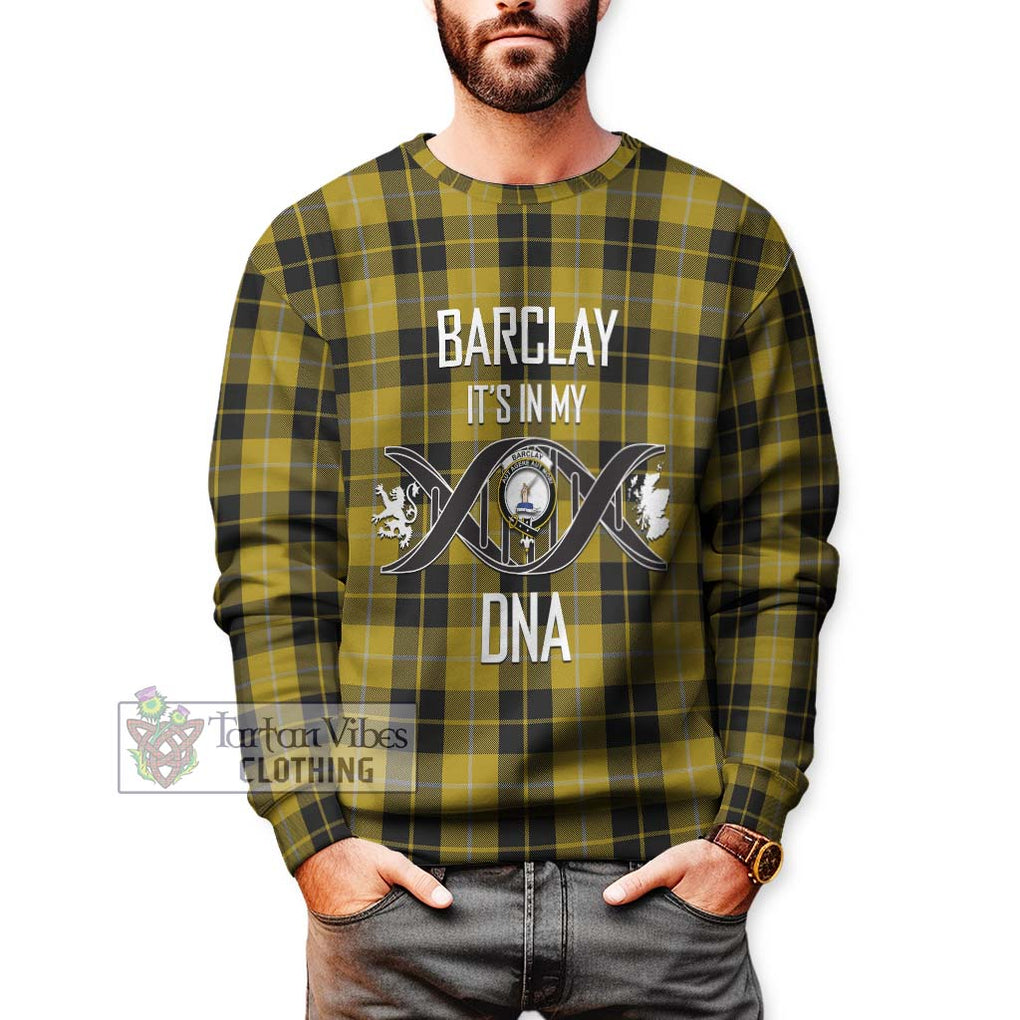 Barclay Dress Tartan Sweatshirt with Family Crest DNA In Me Style Unisex - Tartanvibesclothing Shop