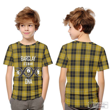 Barclay Dress Tartan Kid T-Shirt with Family Crest DNA In Me Style