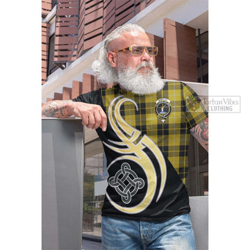 Barclay Dress Tartan Cotton T-shirt with Family Crest and Celtic Symbol Style