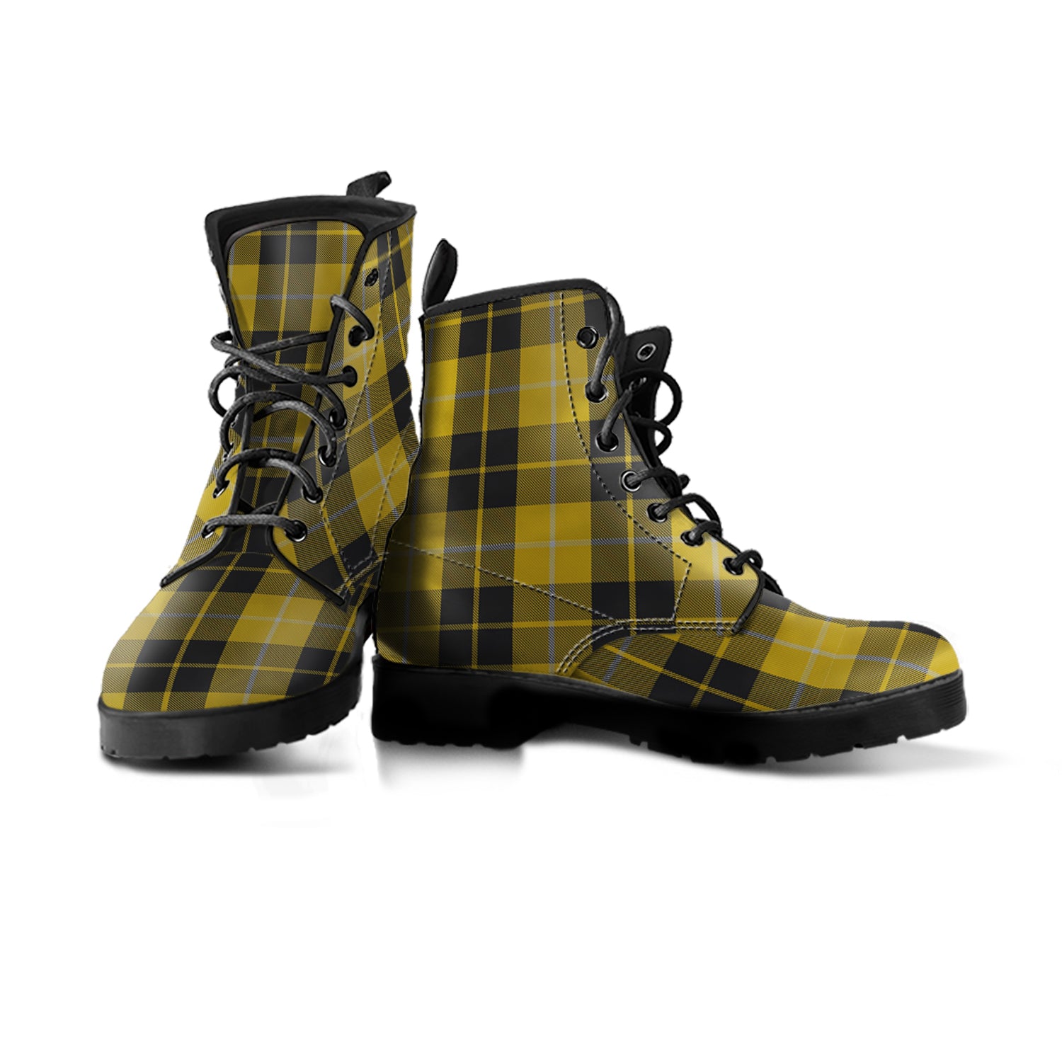 Barclay Dress Tartan Leather Boots - Tartanvibesclothing