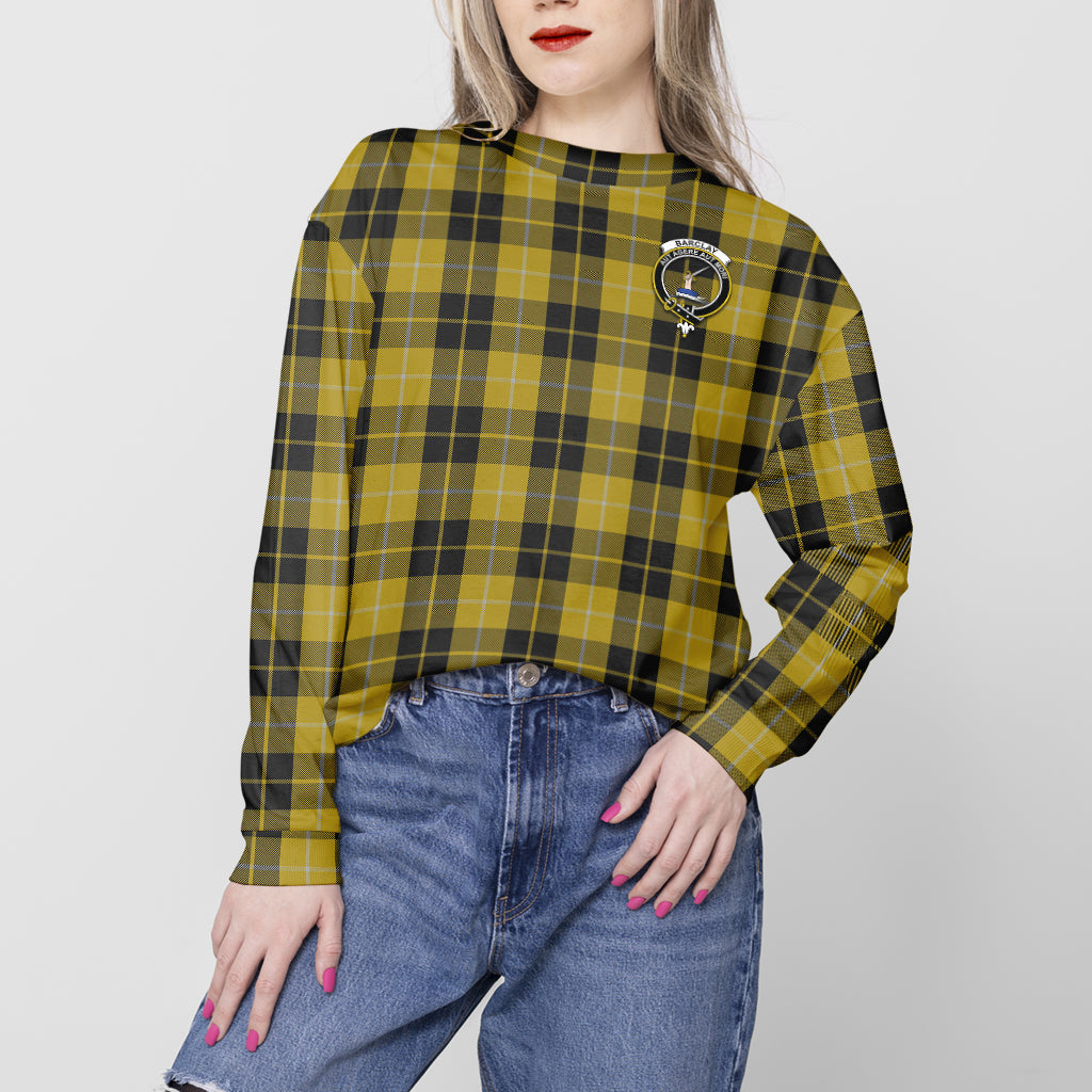 Barclay Dress Tartan Sweatshirt with Family Crest - Tartan Vibes Clothing