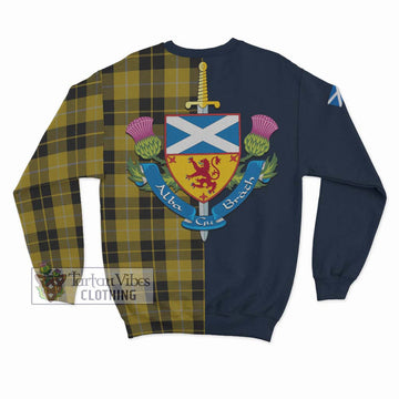 Barclay Dress Tartan Sweatshirt Alba with Scottish Lion Royal Arm Half Style