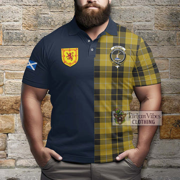 Barclay Dress Tartan Polo Shirt Alba with Scottish Lion Royal Arm Half Style