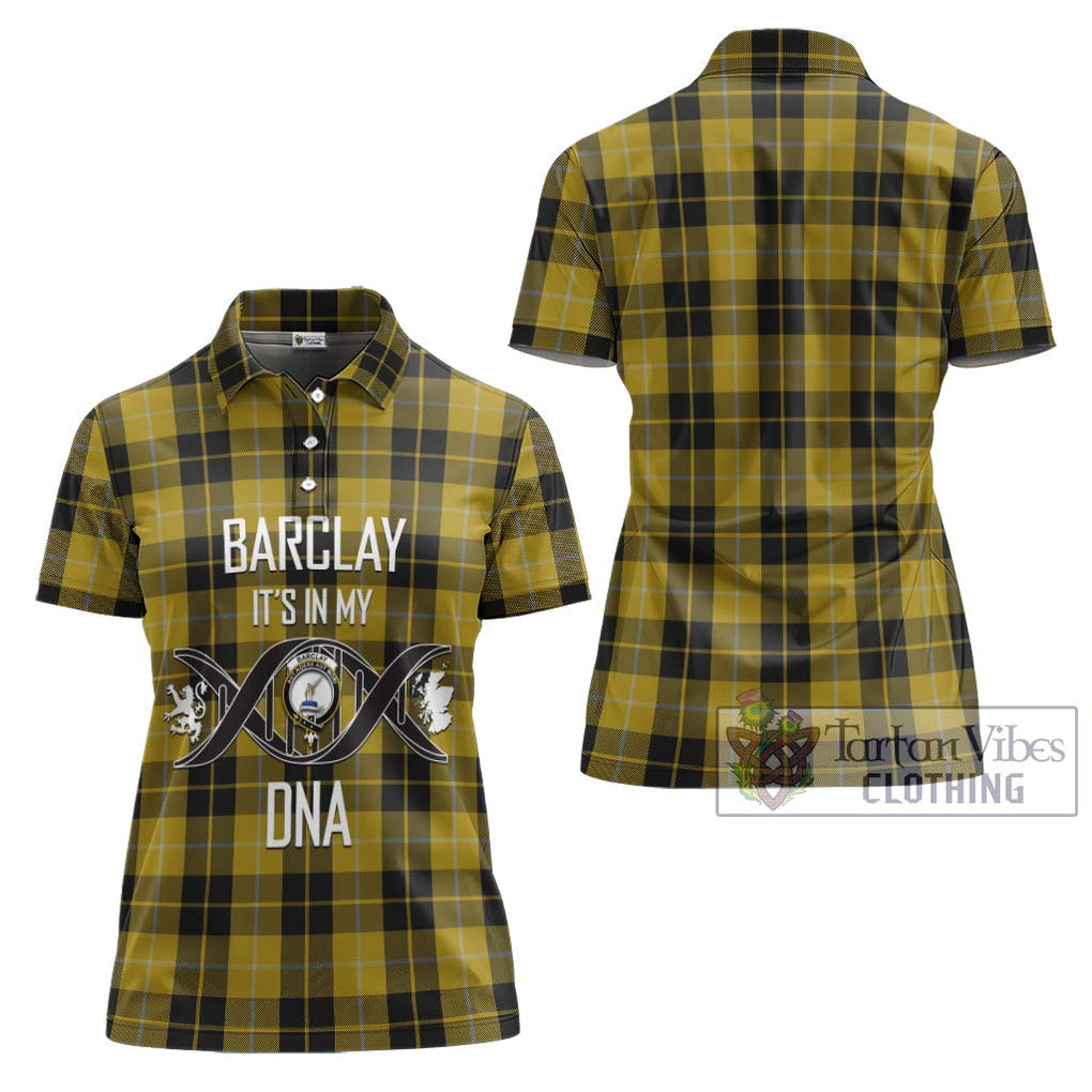 Barclay Dress Tartan Women's Polo Shirt with Family Crest DNA In Me Style - Tartanvibesclothing Shop