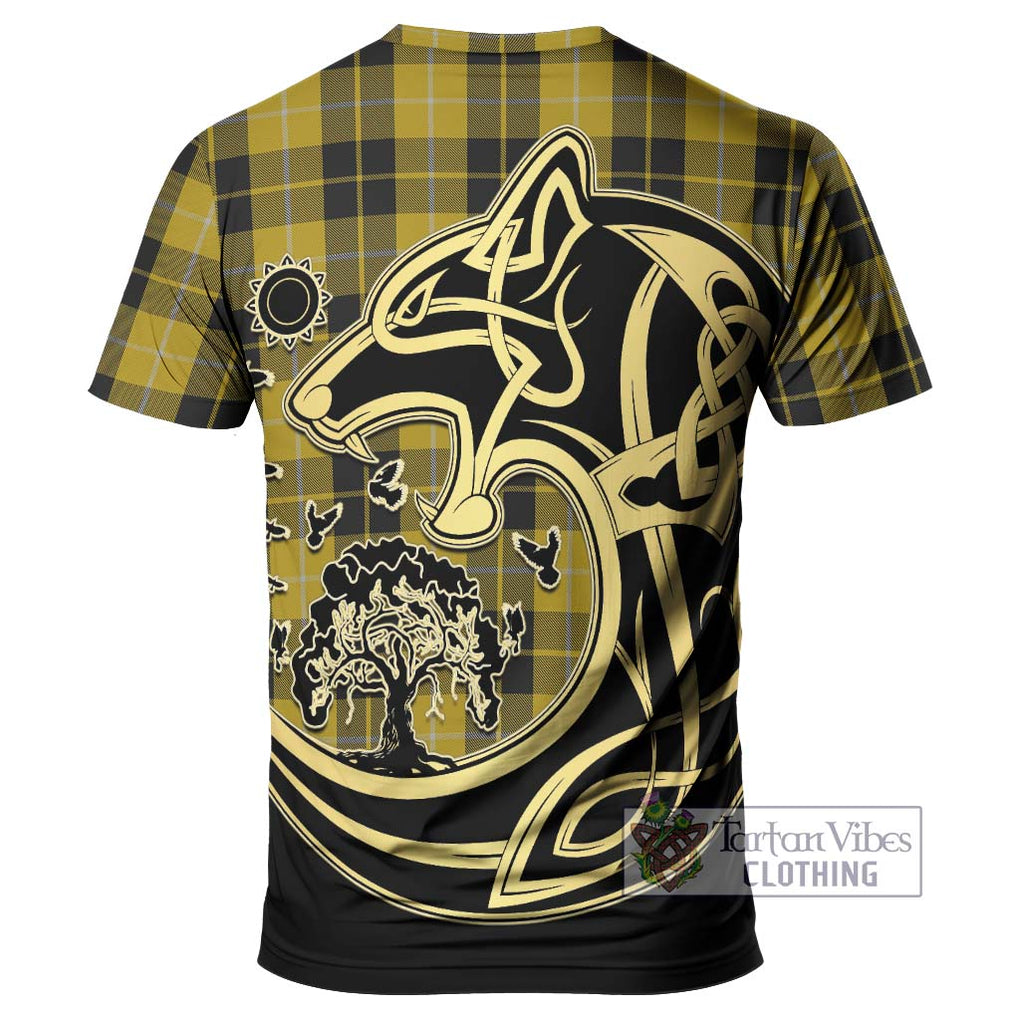 Barclay Dress Tartan T-Shirt with Family Crest Celtic Wolf Style - Tartan Vibes Clothing