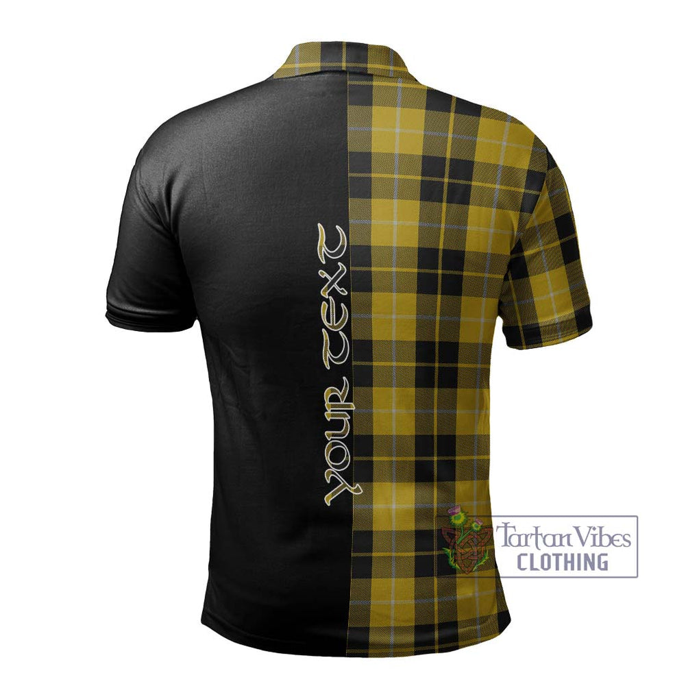 Barclay Dress Tartan Polo Shirt with Family Crest and Half Of Me Style - Tartanvibesclothing Shop