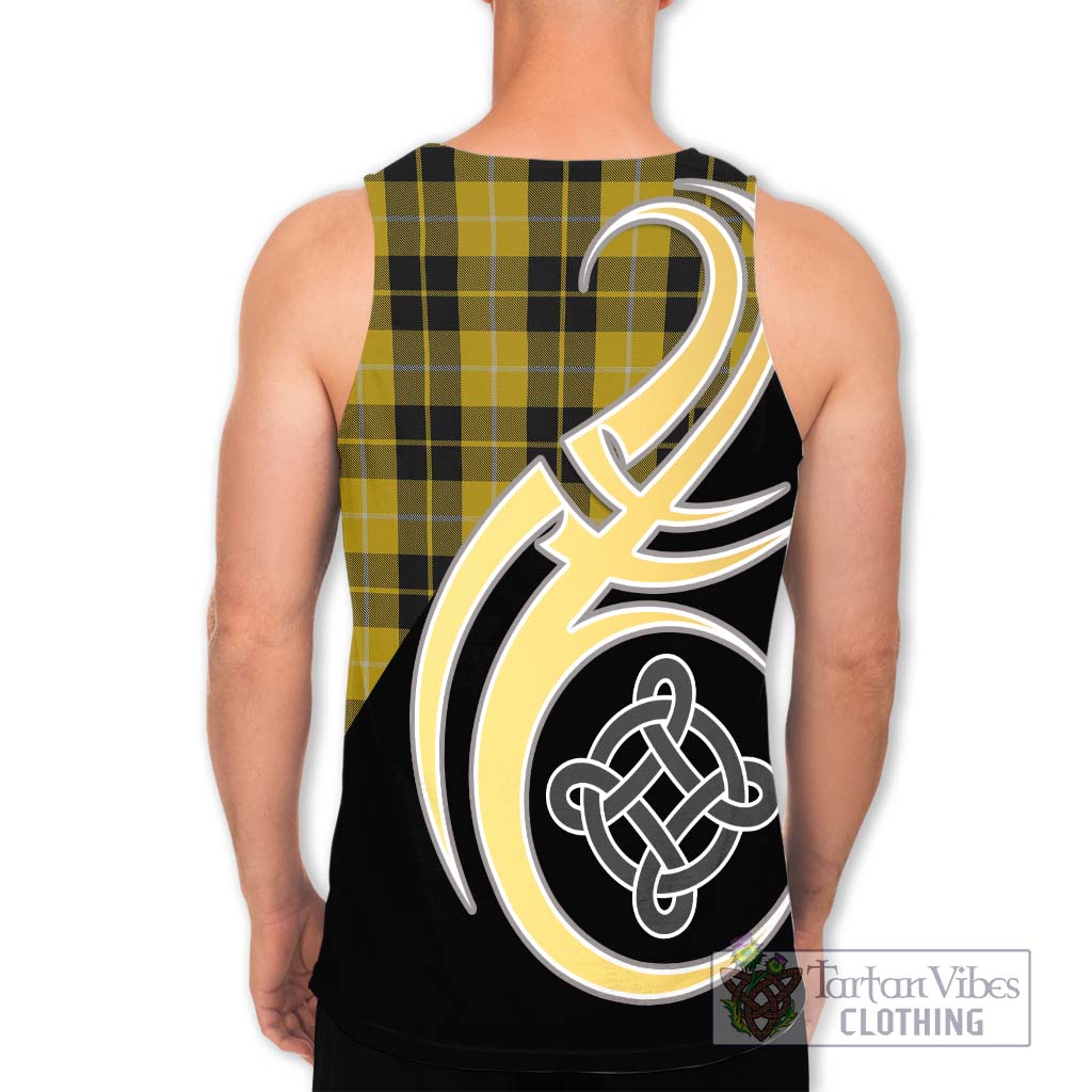 Barclay Dress Tartan Men's Tank Top with Family Crest and Celtic Symbol Style - Tartan Vibes Clothing