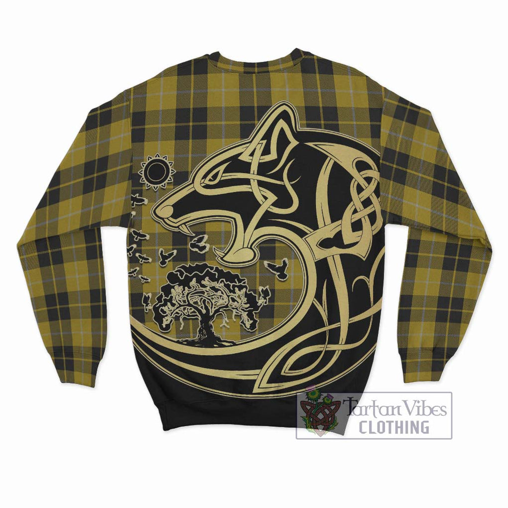 Barclay Dress Tartan Sweatshirt with Family Crest Celtic Wolf Style - Tartan Vibes Clothing