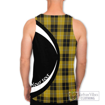 Barclay Dress Tartan Men's Tank Top with Family Crest Circle Style