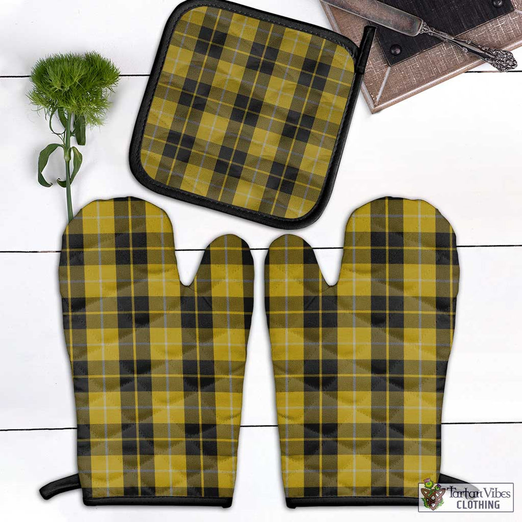 Barclay Dress Tartan Combo Oven Mitt & Pot-Holder Combo 1 Oven Mitt & 1 Pot-Holder Black - Tartan Vibes Clothing