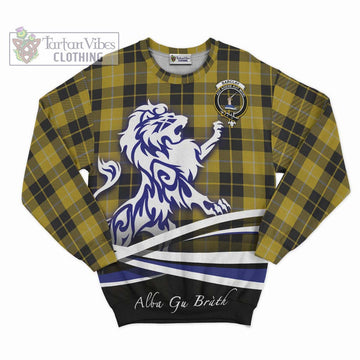 Barclay Dress Tartan Sweatshirt with Alba Gu Brath Regal Lion Emblem